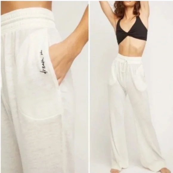 Free People | Intimately Cozy Cool Lounge Wide Leg Pants - Picture 1 of 5